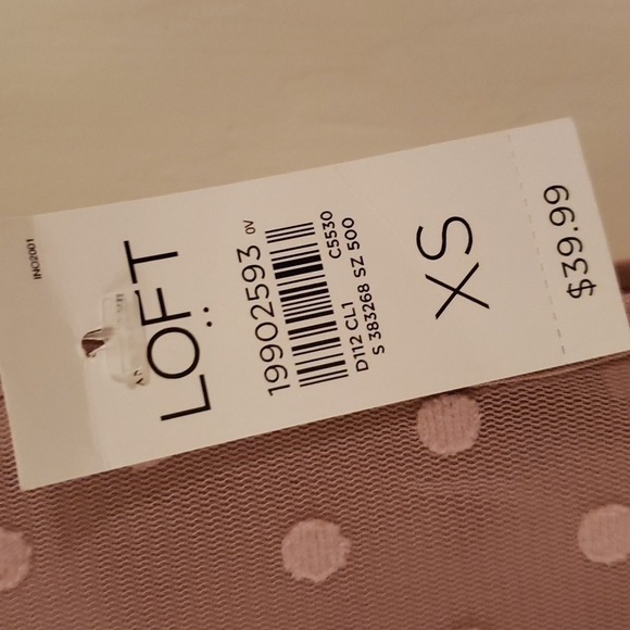 LOFT Dusty Rose/Mauve Tiered Tank NWT - Picture 14 of 14